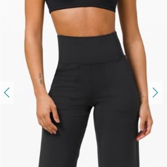 lululemon athletica Black Wide Leg Pants - Picture 1 of 3